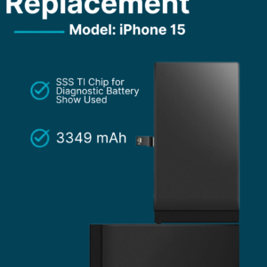 Battery Replacement for iPhone 15 3349mAh