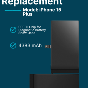 Battery Replacement for iPhone 15 Plus 4383mAh