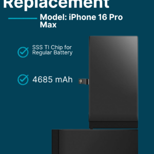 Battery Replacement for iPhone 16 Pro Max 4685mAh